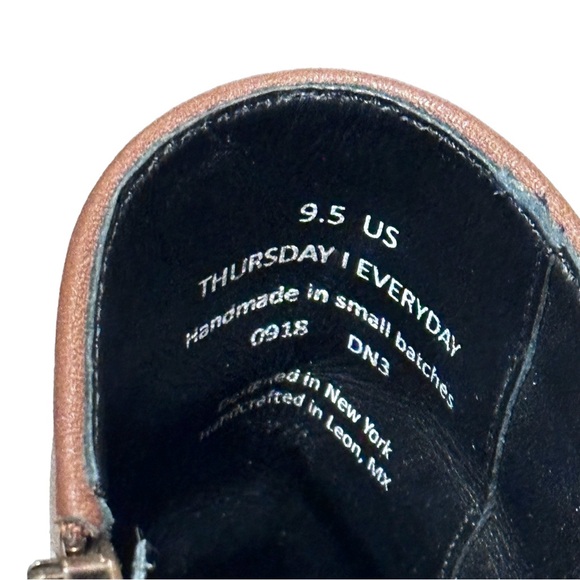 Thursday Boot Company Uptown Heeled Ankle Bootie Brown Size 9.5 - Picture 10 of 10